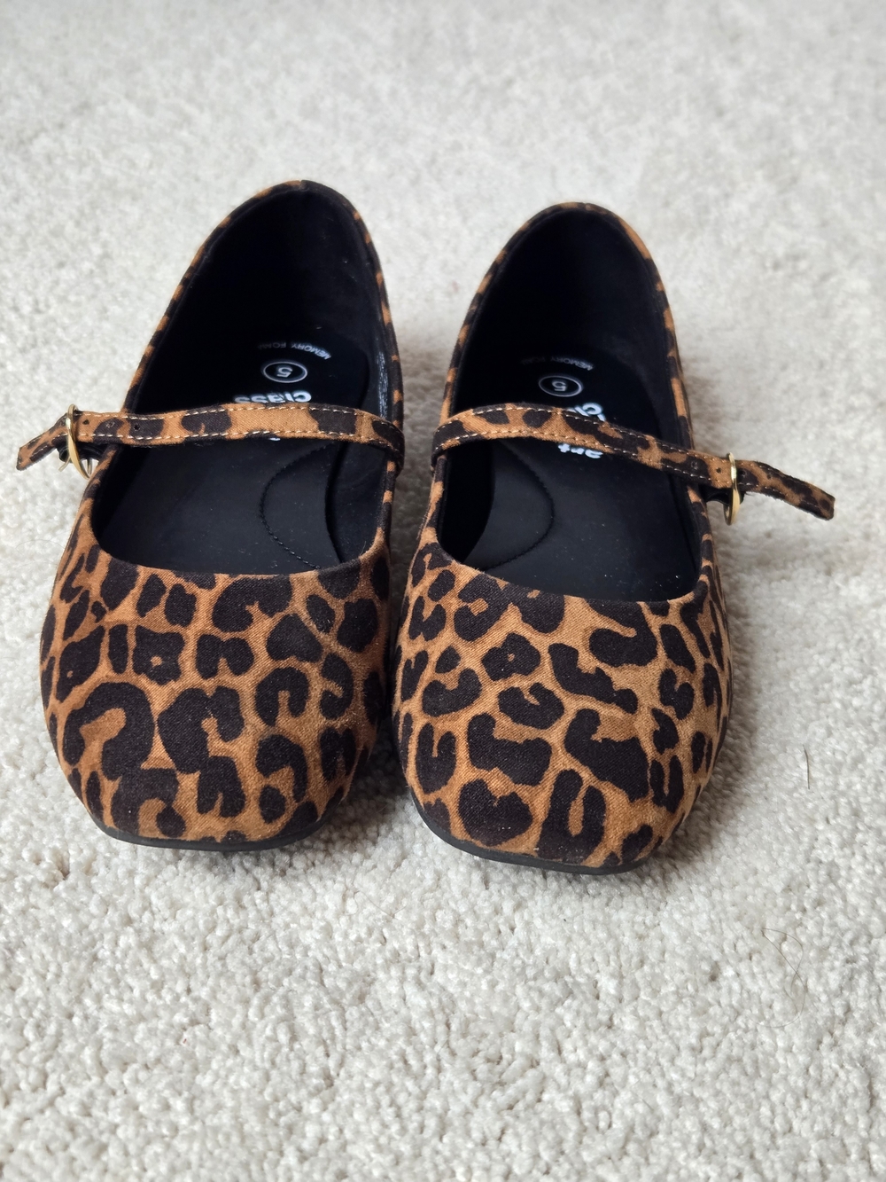 Art Class leopard print Mary Jane Flats